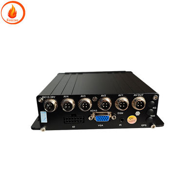 4 راه سیستم DVR خودرو نظارت دوربین DVR خودرو جلو و عقب