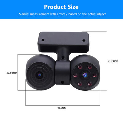 3.6mm زاویه لنز سیستم دوربین دید عقب خودرو با 1920x1080 پیکسل موثر