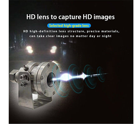 دوربین 4K CCTV ضد انفجار Fisheye PTZ فولاد ضد زنگ برای کامیون