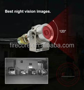 دوربین 4K CCTV ضد انفجار Fisheye PTZ فولاد ضد زنگ برای کامیون