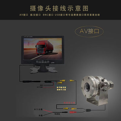 دوربین های امنیتی کامیون خروجی CVBS با رزولوشن AHD 720P و کابینت فولاد ضد زنگ
